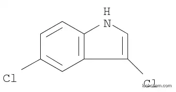 Molecular Structure of 120258-33-5 (3,5-DICHLOROINDOLE)